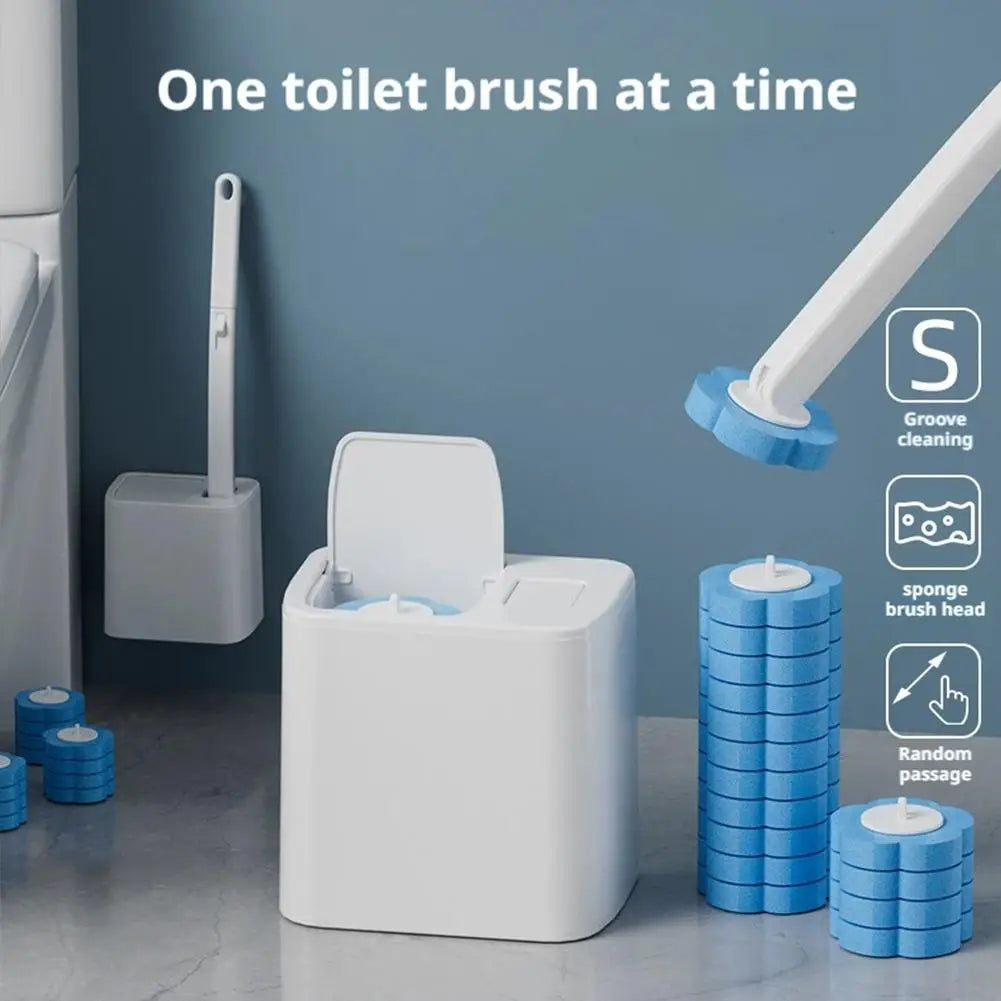 Disposable Toilet Brush Set