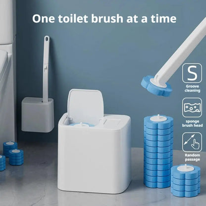 Disposable Toilet Brush Set