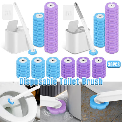 Disposable Toilet Brush Set